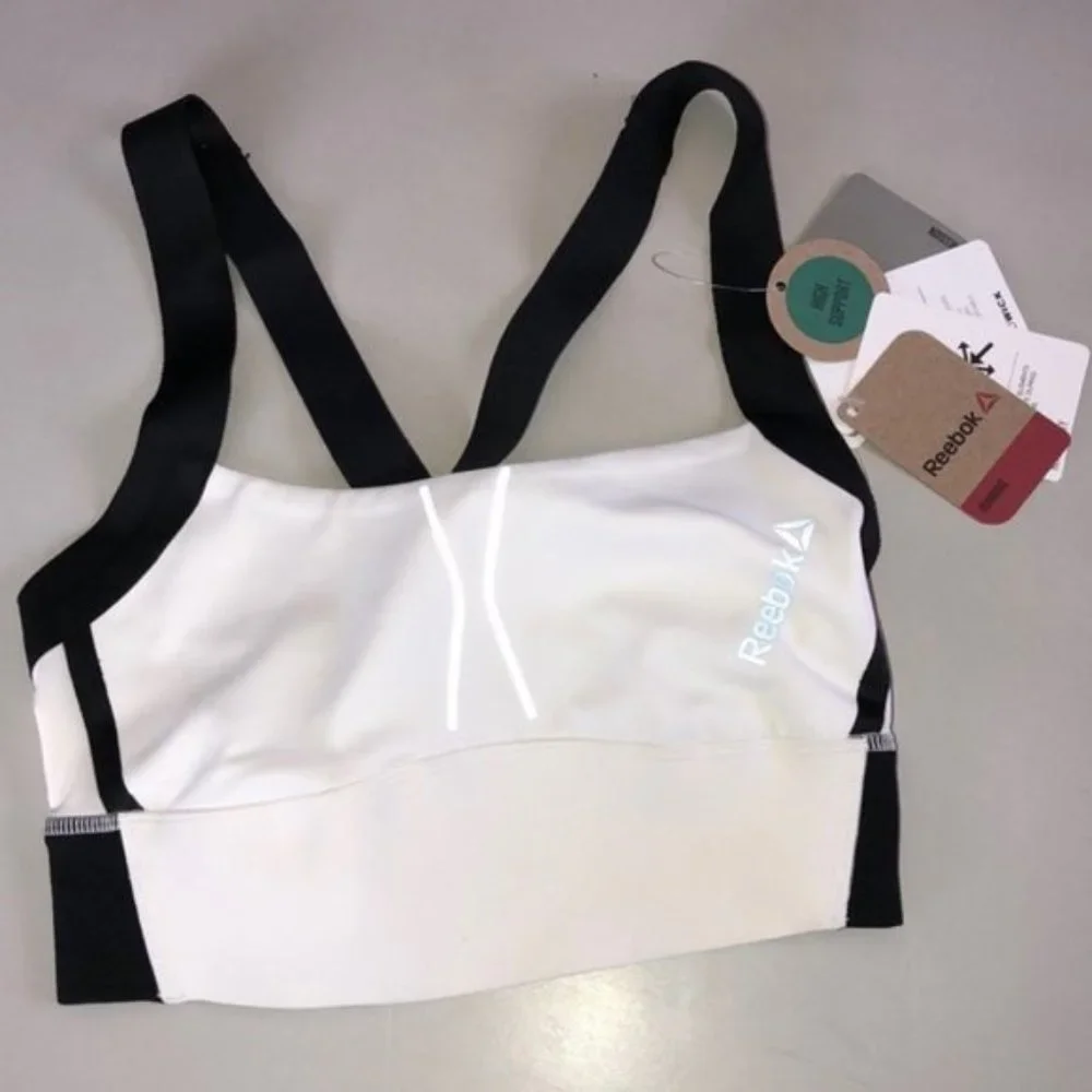 Reebok - Color Block Compression Bra - Picture 1 of 5